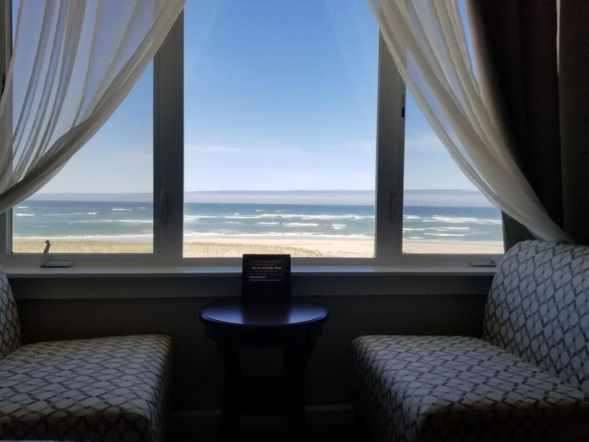 Ocean sitting area at Sail Away